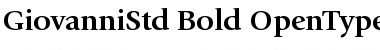 Download ITC Giovanni Std Bold Font Title Preview