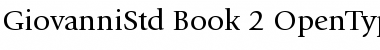 Download ITC Giovanni Std Book Font Title Preview