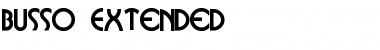 Download Busso-Extended Normal Font Title Preview