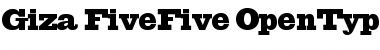 Download Giza FiveFive Font Title Preview