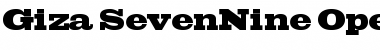 Download Giza SevenNine Font Title Preview