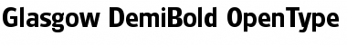 Download Glasgow-DemiBold Regular Font Title Preview