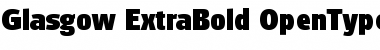 Download Glasgow-ExtraBold Regular Font Title Preview