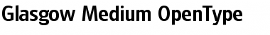 Download Glasgow-Medium Regular Font Title Preview