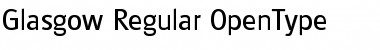 Download Glasgow-Regular Regular Font Title Preview