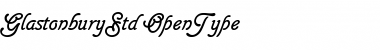 Download Glastonbury Std Regular Font Title Preview