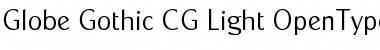 Globe Gothic CG Light Font