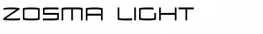Download Zosma Light Regular Font Title Preview