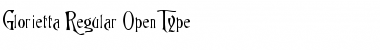 Download Glorietta Regular Font Title Preview