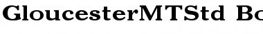 Download Gloucester MT Std Bold Ext Font Title Preview