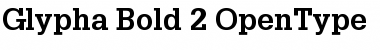 Download Glypha 65 Bold Font Title Preview