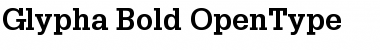 Download Glypha 65 Bold Font Title Preview