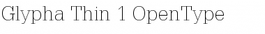 Download Glypha 35 Thin Font Title Preview
