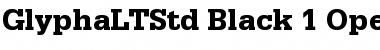 Download Glypha LT Std 75 Black Font Title Preview