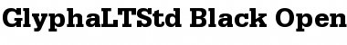 Download Glypha LT Std 75 Black Font Title Preview