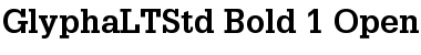 Download Glypha LT Std 65 Bold Font Title Preview