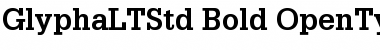 Download Glypha LT Std 65 Bold Font Title Preview