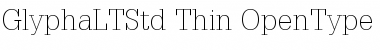 Download Glypha LT Std 35 Thin Font Title Preview
