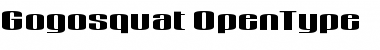Download Gogosquat Regular Font Title Preview