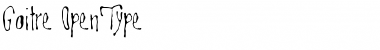 Download Goitre Regular Font Title Preview