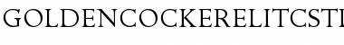 Download Golden Cockerel ITC Std Titling Font Title Preview