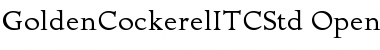 Download Golden Cockerel ITC Std Regular Font Title Preview