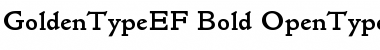 Download GoldenTypeEF Bold Font Title Preview