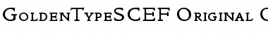 Download GoldenTypeSCEF Original Font Title Preview