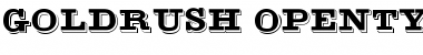 Download Gold Rush Font Title Preview