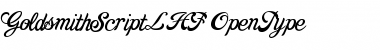Download LHF Goldsmith Script Regular Font Title Preview