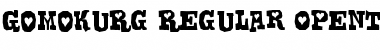 Download Gomoku Rg Regular Font Title Preview