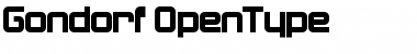 Download Gondorf Regular Font Title Preview