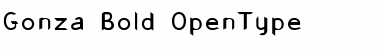 Download Gonza Bold Font Title Preview