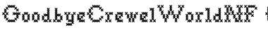 Download Goodbye Crewel World NF Regular Font Title Preview
