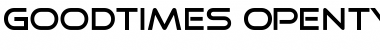 Download GoodTimes Regular Font Title Preview