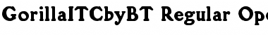 Download ITC Gorilla Regular Font Title Preview