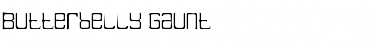 Download Butterbelly Gaunt Regular Font Title Preview