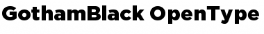 Download GothamBlack Regular Font Title Preview
