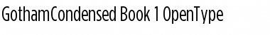 Download Gotham Condensed Book Font Title Preview