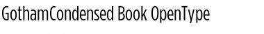 Download Gotham Condensed Book Font Title Preview