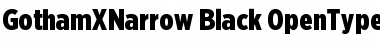 Download Gotham XNarrow Black Font Title Preview