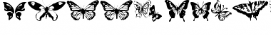 Download Butterflies Regular Font Title Preview