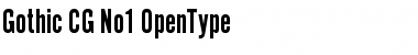 Download Gothic CG No1 Regular Font Title Preview