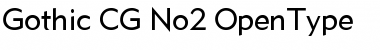 Download Gothic CG No2 Regular Font Title Preview