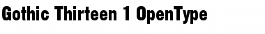 Download Gothic 13 Font Title Preview