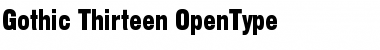 Download Gothic 13 Font Title Preview