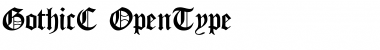 Download GothicC Regular Font Title Preview