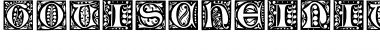 Download Gotische Initialen Regular Font Title Preview