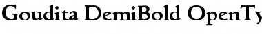 Download Goudita-DemiBold Regular Font Title Preview