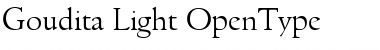 Download Goudita-Light Regular Font Title Preview
